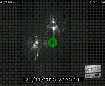<h2>Webcam sur la N165 après le Pont de l'Iroise, à l'entrée de Brest</h2>