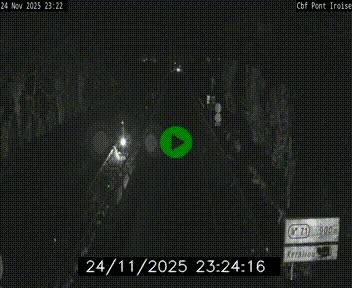 <h2>Webcam sur la N165 après le Pont de l'Iroise, à l'entrée de Brest</h2>