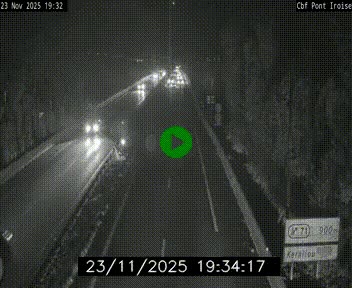 <h2>Webcam sur la N165 après le Pont de l'Iroise, à l'entrée de Brest</h2>
