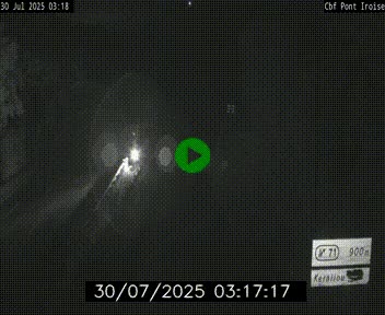 <h2>Webcam sur la N165 après le Pont de l'Iroise, à l'entrée de Brest</h2>
