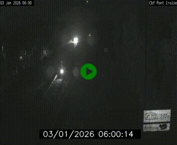 Webcam sur la N165 après le Pont de l'Iroise, à l'entrée de Brest