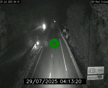 <h2>Webcam sur la N165 après le Pont de l'Iroise, à l'entrée de Brest</h2>
