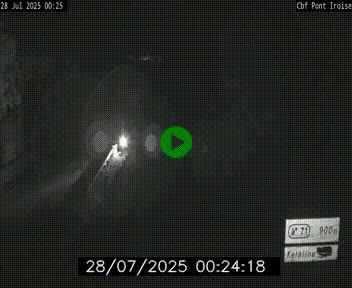 <h2>Webcam sur la N165 après le Pont de l'Iroise, à l'entrée de Brest</h2>