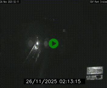 <h2>Webcam sur la N165 après le Pont de l'Iroise, à l'entrée de Brest</h2>