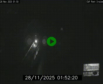 <h2>Webcam sur la N165 après le Pont de l'Iroise, à l'entrée de Brest</h2>