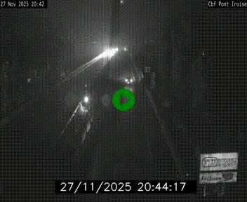 <h2>Webcam sur la N165 après le Pont de l'Iroise, à l'entrée de Brest</h2>