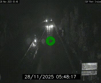 <h2>Webcam sur la N165 après le Pont de l'Iroise, à l'entrée de Brest</h2>