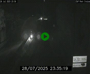 <h2>Webcam sur la N165 après le Pont de l'Iroise, à l'entrée de Brest</h2>