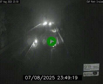 <h2>Webcam sur la N165 après le Pont de l'Iroise, à l'entrée de Brest</h2>
