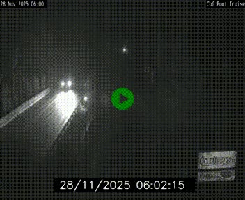 <h2>Webcam sur la N165 après le Pont de l'Iroise, à l'entrée de Brest</h2>