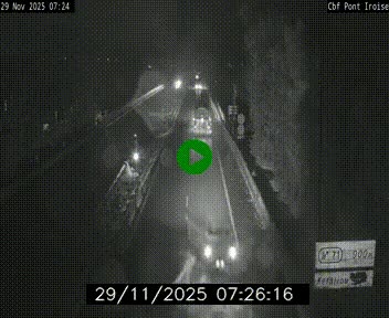 <h2>Webcam sur la N165 après le Pont de l'Iroise, à l'entrée de Brest</h2>