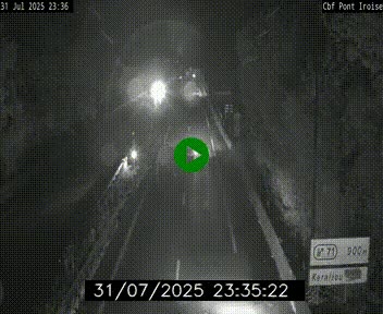 <h2>Webcam sur la N165 après le Pont de l'Iroise, à l'entrée de Brest</h2>
