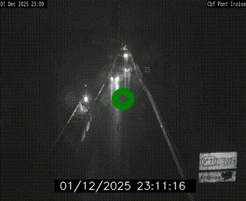 <h2>Webcam sur la N165 après le Pont de l'Iroise, à l'entrée de Brest</h2>