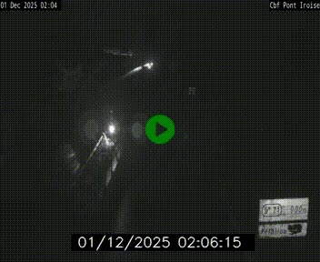 <h2>Webcam sur la N165 après le Pont de l'Iroise, à l'entrée de Brest</h2>