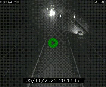 Webcam sur le périphérique de Rennes (N136) à hauteur de Tizé, à l'est de la ville