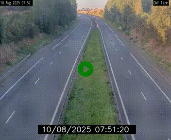 Webcam sur le périphérique de Rennes (N136) à hauteur de Tizé, à l'est de la ville