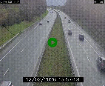<h2>Webcam sur le périphérique de Rennes (N136) à hauteur de Tizé, à l'est de la ville</h2>