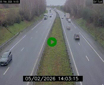 <h2>Webcam sur le périphérique de Rennes (N136) à hauteur de Tizé, à l'est de la ville</h2>