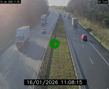 <h2>Webcam sur le périphérique de Rennes (N136) à hauteur de Tizé, à l'est de la ville</h2>