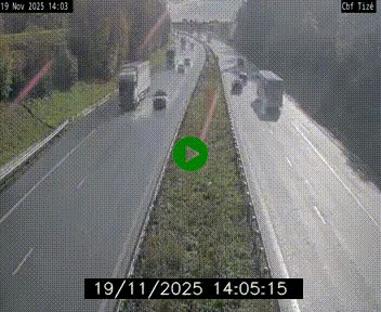 <h2>Webcam sur le périphérique de Rennes (N136) à hauteur de Tizé, à l'est de la ville</h2>