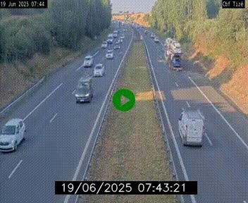 Webcam sur le périphérique de Rennes (N136) à hauteur de Tizé, à l'est de la ville