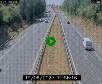 Webcam sur le périphérique de Rennes (N136) à hauteur de Tizé, à l'est de la ville