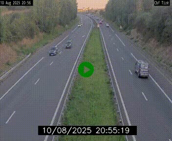 Webcam sur le périphérique de Rennes (N136) à hauteur de Tizé, à l'est de la ville