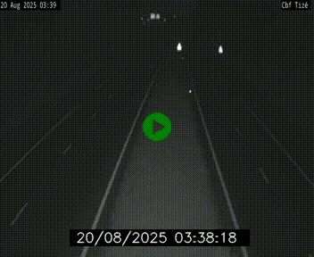 Webcam sur le périphérique de Rennes (N136) à hauteur de Tizé, à l'est de la ville