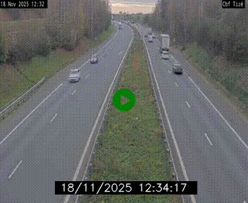<h2>Webcam sur le périphérique de Rennes (N136) à hauteur de Tizé, à l'est de la ville</h2>