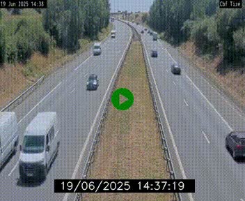 <h2>Webcam sur le périphérique de Rennes (N136) à hauteur de Tizé, à l'est de la ville</h2>