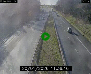 <h2>Webcam sur le périphérique de Rennes (N136) à hauteur de Tizé, à l'est de la ville</h2>