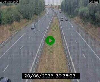 <h2>Webcam sur le périphérique de Rennes (N136) à hauteur de Tizé, à l'est de la ville</h2>