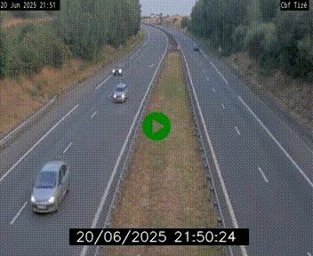 <h2>Webcam sur le périphérique de Rennes (N136) à hauteur de Tizé, à l'est de la ville</h2>