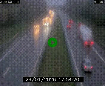 <h2>Webcam sur le périphérique de Rennes (N136) à hauteur de Tizé, à l'est de la ville</h2>