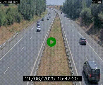 <h2>Webcam sur le périphérique de Rennes (N136) à hauteur de Tizé, à l'est de la ville</h2>