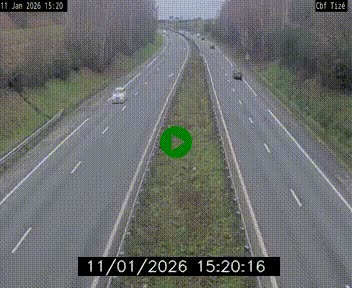<h2>Webcam sur le périphérique de Rennes (N136) à hauteur de Tizé, à l'est de la ville</h2>