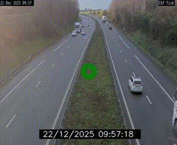 <h2>Webcam sur le périphérique de Rennes (N136) à hauteur de Tizé, à l'est de la ville</h2>