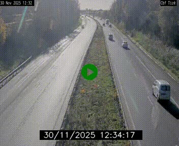 Webcam sur le périphérique de Rennes (N136) à hauteur de Tizé, à l'est de la ville
