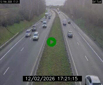 <h2>Webcam sur le périphérique de Rennes (N136) à hauteur de Tizé, à l'est de la ville</h2>