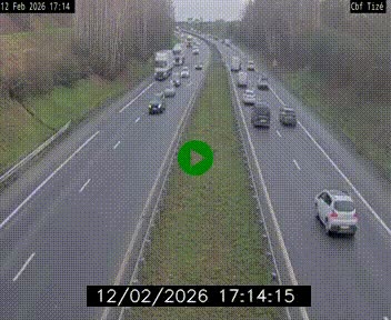 <h2>Webcam sur le périphérique de Rennes (N136) à hauteur de Tizé, à l'est de la ville</h2>