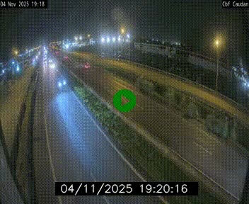 Webcam sur la N165 à hauteur de Caudan, dans le Morbihan.