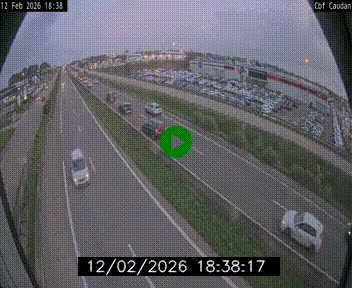 <h2>Webcam sur la N165 à hauteur de Caudan, dans le Morbihan.</h2>