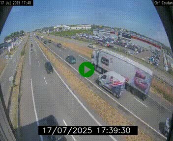 <h2>Webcam sur la N165 à hauteur de Caudan, dans le Morbihan.</h2>