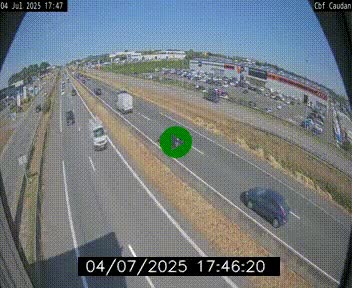 <h2>Webcam sur la N165 à hauteur de Caudan, dans le Morbihan.</h2>