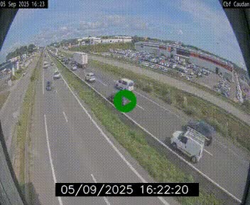 <h2>Webcam sur la N165 à hauteur de Caudan, dans le Morbihan.</h2>