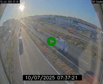 <h2>Webcam sur la N165 à hauteur de Caudan, dans le Morbihan.</h2>