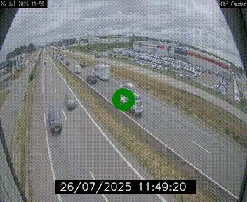 <h2>Webcam sur la N165 à hauteur de Caudan, dans le Morbihan.</h2>