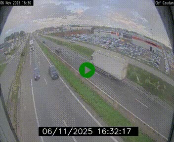 Webcam sur la N165 à hauteur de Caudan, dans le Morbihan.