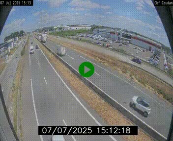 <h2>Webcam sur la N165 à hauteur de Caudan, dans le Morbihan.</h2>
