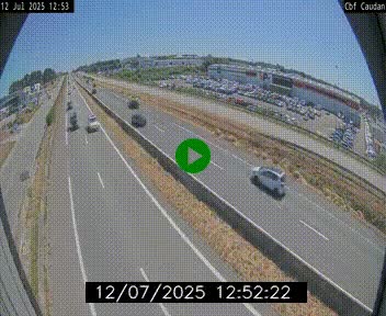 <h2>Webcam sur la N165 à hauteur de Caudan, dans le Morbihan.</h2>